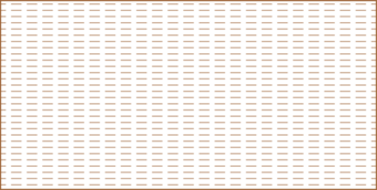 Brown outline with brown dash marker fill.