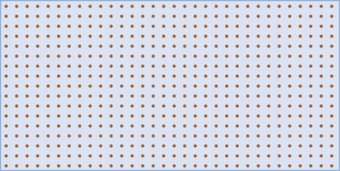 Blue outline with light blue fill and a brown dot marker fill