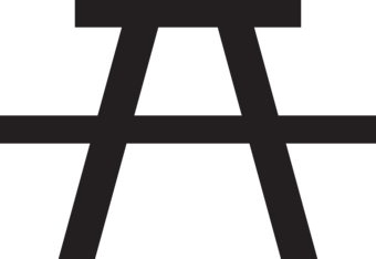 Dark gray symbol depicting picnic table.