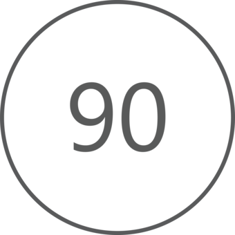 State highway symbol which consists of a white circle with gray outline and a gray label identifying a road segment.