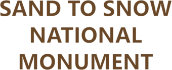 Uppercase brown text showing official name of boundary area.