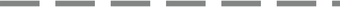 Two lines, a dashed gray line with a light gray outline.
