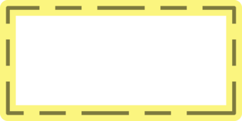 A dashed line on top of a solid line. 