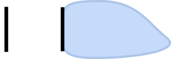 An "|" character shown on the left; shown in context on the right.