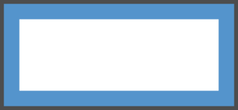 A solid line outline and a solid line outline.