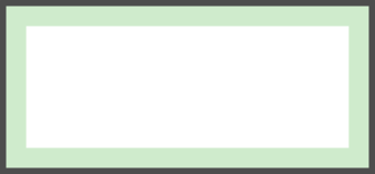 A solid line outline and a solid line outline.