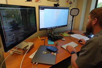 Will Yeck views fault line of Russia quake 2025