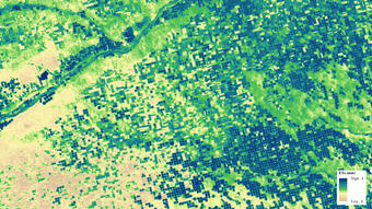 Example of Landsat Provisional Actual Evapotranspiration