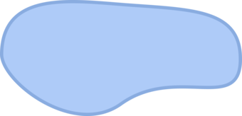 Outline with solid fill.