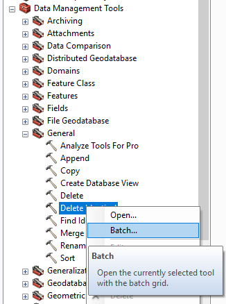 NHD State Product Step 7: Run the Delete Identical tool