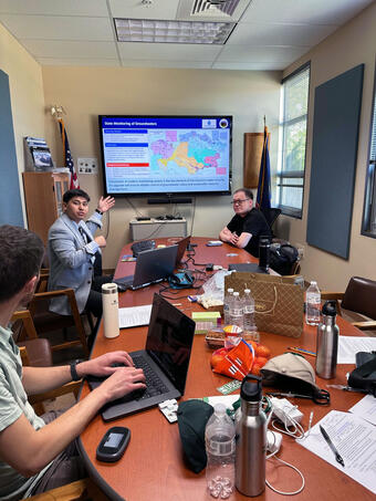 Hydrogeologists from Kazakhstan Discuss Groundwater Monitoring Systems