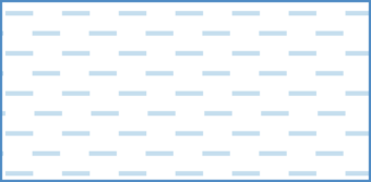 Polygon with blue outline and blue dash marker fill.