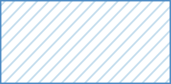 Polygon with a dark blue outline and diagonal light blue line fill.