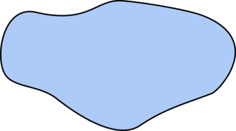 Outline with solid fill.