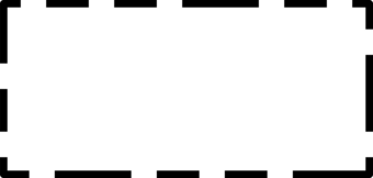 A dashed line on top of a solid line.