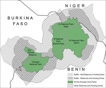 W-Arly-Pendjari complex and surrounding buffer zones