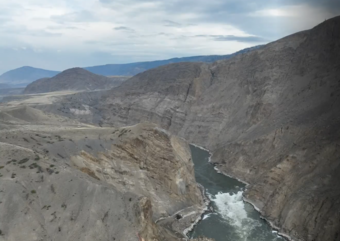 river surrounded by mountains