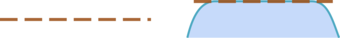 Dashed line shown on the left; shown in context on the right.