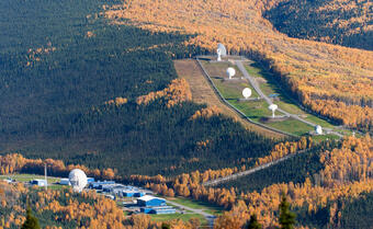 The Gilmore Creek (GLC) ground station is located at the National Oceanic and Atmospheric Administration (NOAA) facility near Fairbanks, Alaska. 