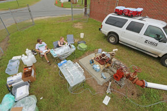 Water Quality sampling of a public water supply well