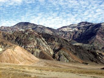 View of Artists Palette, Death Valley