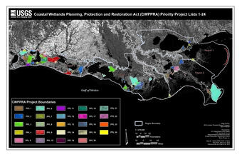 Spatial Analysis Support for Coastal Wetlands Planning, Protection, and Restoration Act (Breaux Bill) Planning Activities