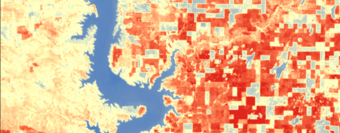 Landsat Surface Temperature Science Product Example