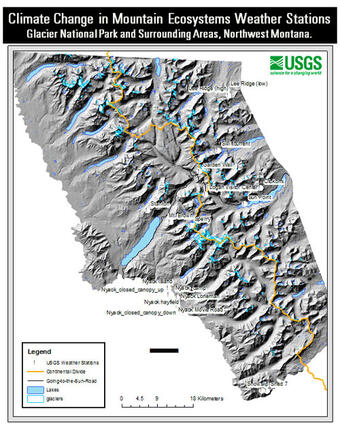 Map of CCME weather stations.