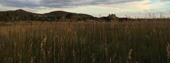 A sunset in western Loveland, Colorado.