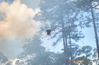 UAS in smoke