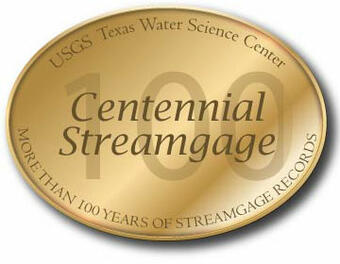 graphic celebrating 100 years of streamgage records