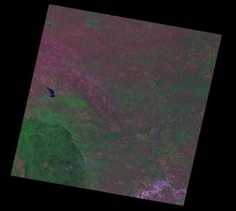 Tri-Decadal ETM+ Pan-sharpened Single Scene - Black Hills and Western SD