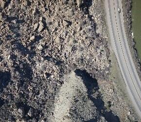 UAS Orthoimage of DeBeque Canyon, Colorado March 2014