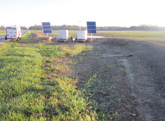 Edge of Field Monitoring equipment, Black Creek Watershed