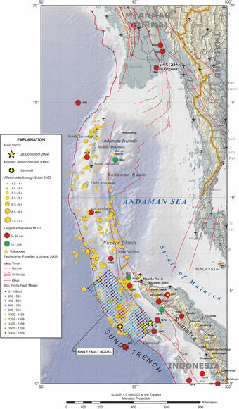 tsunami 2004 map