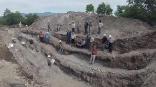 Video of North Creek Trench on Wasatch Fault.