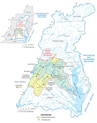 SS! - Figure 2 Potomac River watershed