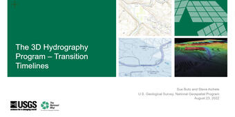 3D Hydrography Program Transition Timelines Video Thumbnail