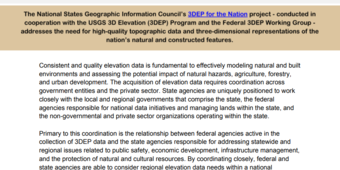 NSGIC State 3DEP Best Practices