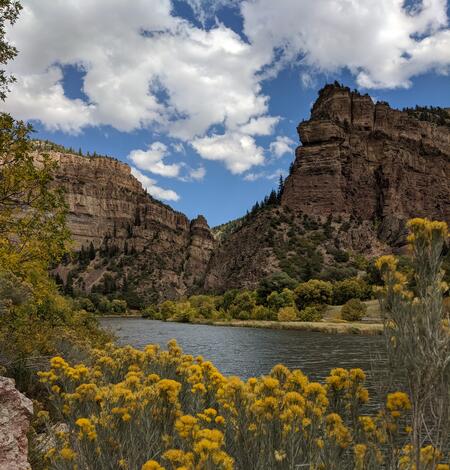 Colorado River at Glenwood Canyon, Colorado