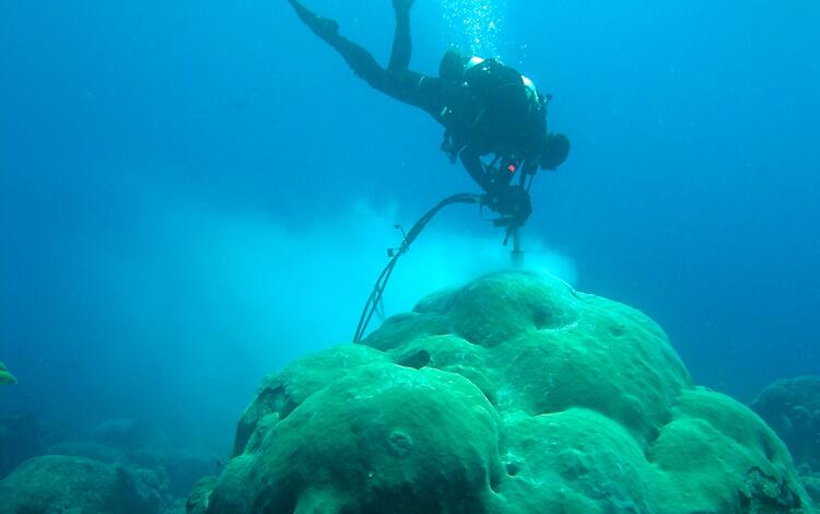 Image: Coral Core Recovery