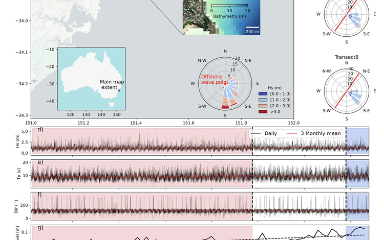 Detailed map of BeachX, Curl Curl Beach, New South Wales, Australia