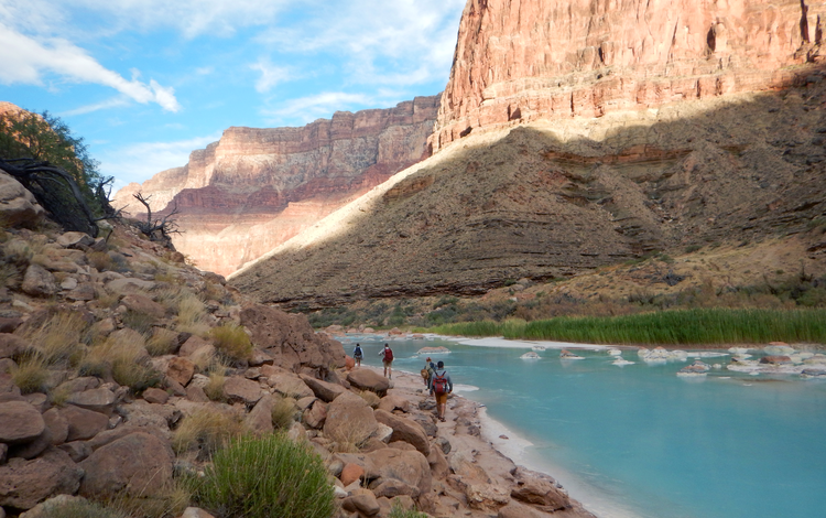 Little Colorado River Hiking to Monitoring Site