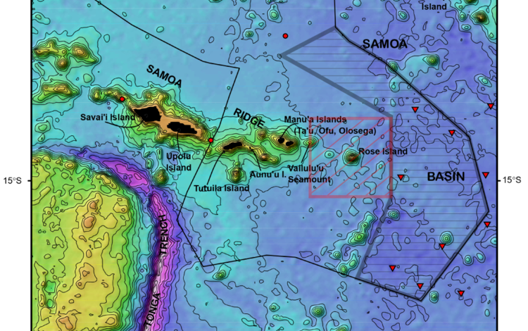 Map of American Samoa and study area