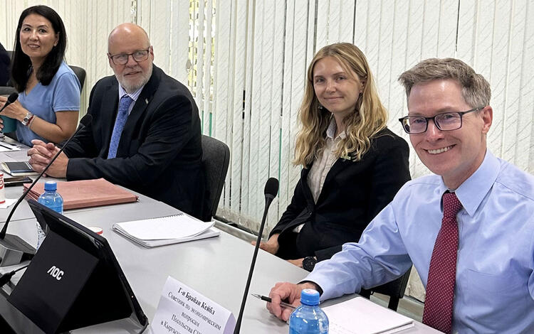 USGS scientists present overview of US-Kyrgyz bilateral study