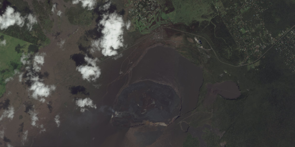 Photo & Video Chronology — April 30, 2026 — Satellite imagery showing changes to Kīlauea summit region