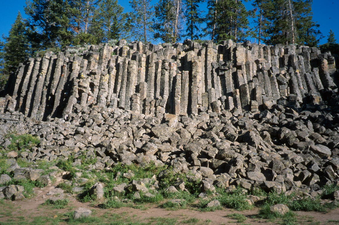 Sheepeater Cliff, in Yellowstone National Park | U.S. Geological 