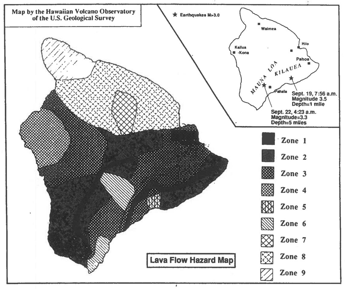 Volcano Watch — New map defines lava flow hazard zones on the Big