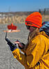 Researcher prepares a wingtra lidar flight