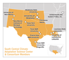 South Central CASC Consortium Map 2026